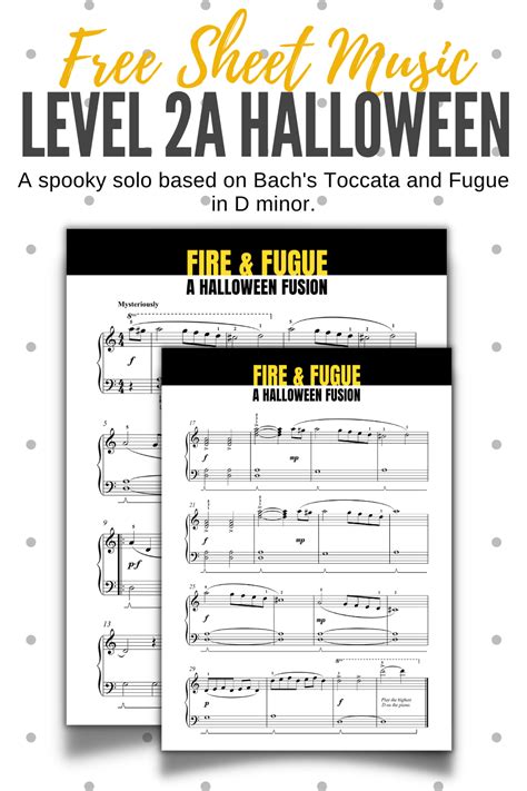 Fire & Fugue: A Halloween Solo Inspired By Bach