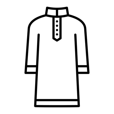 Kurta Line Icon 10584233 Vector Art At Vecteezy