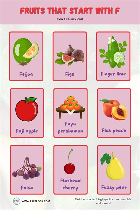 Fruits that start with F | Vegetable coloring pages, Fruit, Fruit list