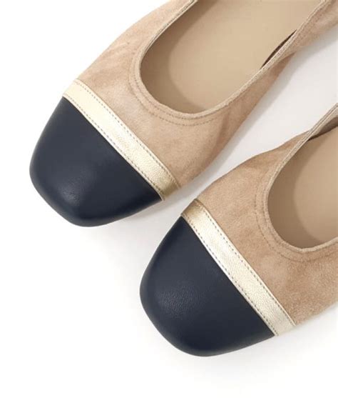 Reqins Honey Beige Marine Ballerine Bicolore Le 133 Cannes