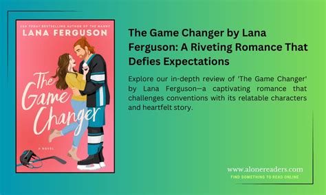 The Game Changer by Lana Ferguson: A Riveting Romance That Defies ...