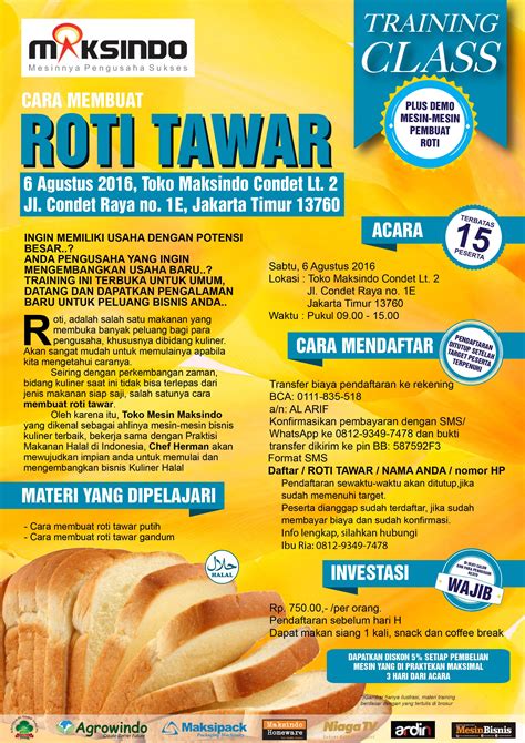 Contoh Brosur Toko Roti