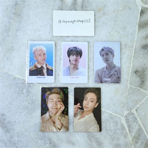 Bts Official Photocards Proof Collector Edition Proof Hybe Insight