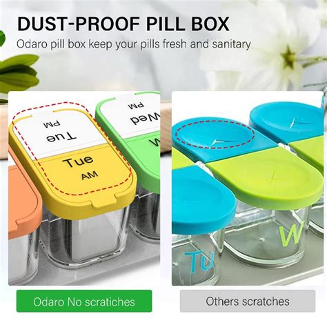 Buy Xtra Large Weekly Pill Organizer 2 Times A Day Pill Box 7 Day Am