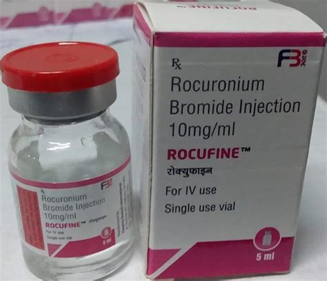 Rocuronium Bromide Rocufine Injection Ml Vial Prescription At Rs