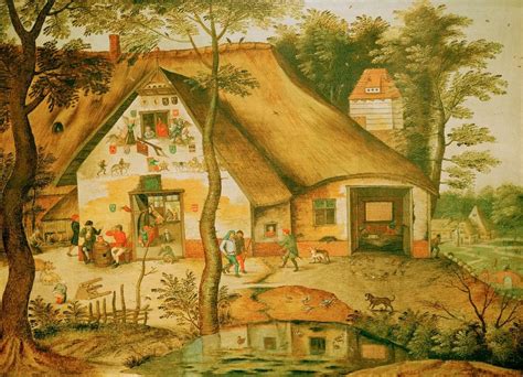 Pieter Bruegel der JÜngere Das Wirtshaus St Micha