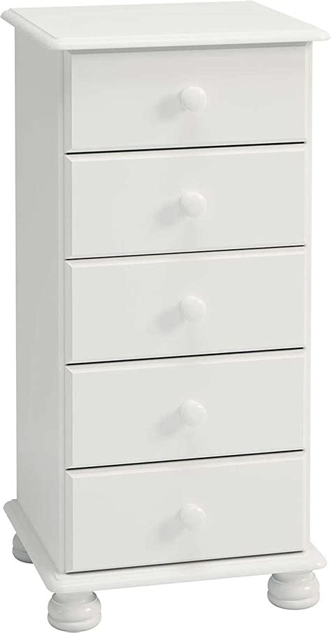 Steens 3022050050000f Richmond Narrow Chest Of Drawers White Amazon