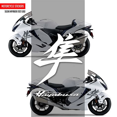 Suzuki Hayabusa Kanji Logo Sticker Cutting Sticker 2022 Gsx R15 Nmax