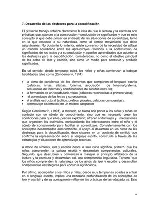 L Aprender A Leer Desde Sala Cuna Pdf