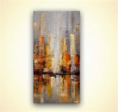 Abstract Paintings by Osnat Fine Art - Downtown | Modern art abstract ...