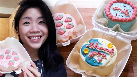 I Made Cute Mini Lunchbox Cakes From Scratch YouTube