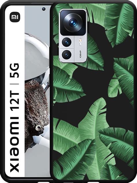 Xiaomi T T Pro Hoesje Zwart Palm Leaves Designed By Cazy Bol