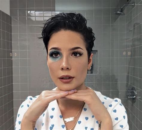 Halsey | Halsey, Saç makyaj, Saç