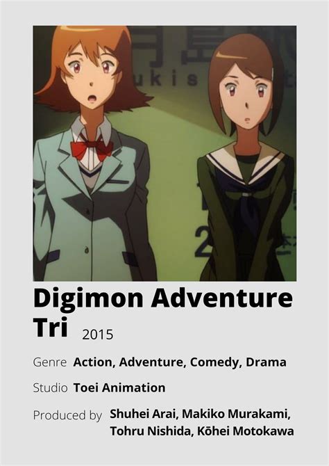 Digimon Adventure Tri, Minimalist Poster, Viera, Anime, Wikipedia ...