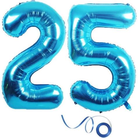 Ballon Gonflable Xl 25 Ans Ballon Gonflable Chiffre 25 Ballon