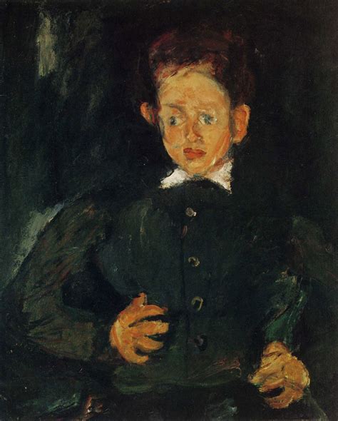 Garçon au manteau vert Soutine Huile sur toile 72 x 60 Flickr