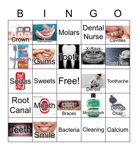 Dental Bingo Card