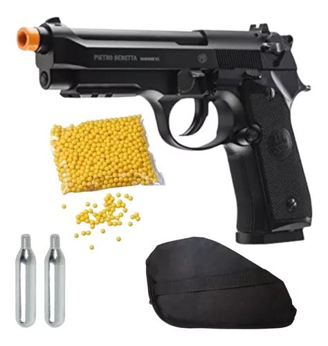 Marcadora Airsoft Co2 Beretta 92a1 Blowback 6mm Bbs Xtrm P Meses Sin