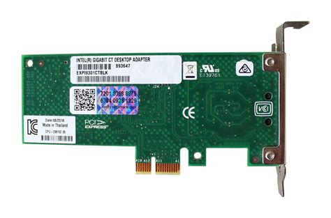 Intel Gigabit Ct Desktop Adapter 893647 Netzwerkkarte Expi9301ct Low