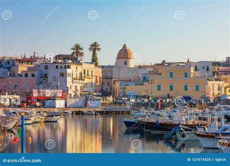 Sunset View of Forio, Ischia Island, Italy Editorial Photo - Image of ...