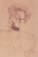 Gustav Klimt Study For The Portrait Of Adele Bloch Bauer I