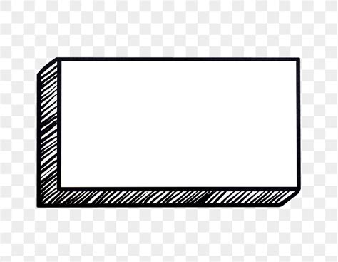 Black Rectangle Outline Png