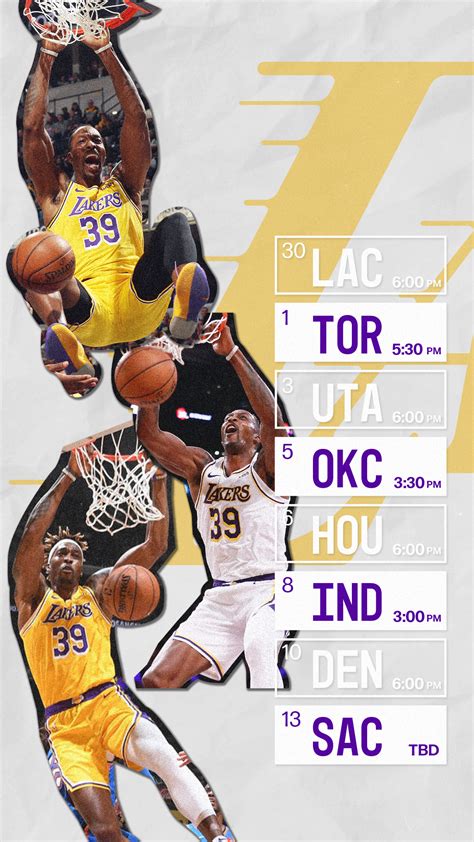 Another Restart Schedule Wallpaper I made : r/lakers