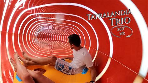 Tatralandia Trio Tubeslide 360 VR POV Onride YouTube