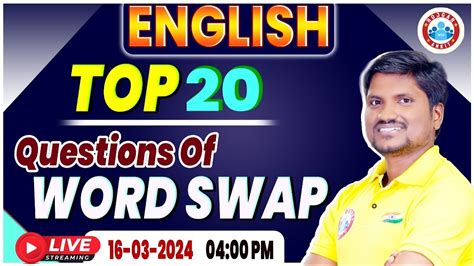 Word Swap Top Questions Word Swap Super Tricks English For Bank