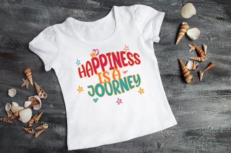 Happiness Is A Journey Svg Vector Design Graphic By Sadiya Afrin · Creative Fabrica