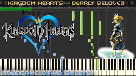 Kingdom Hearts Dearly Beloved Synthesia Piano Sheet P Fps