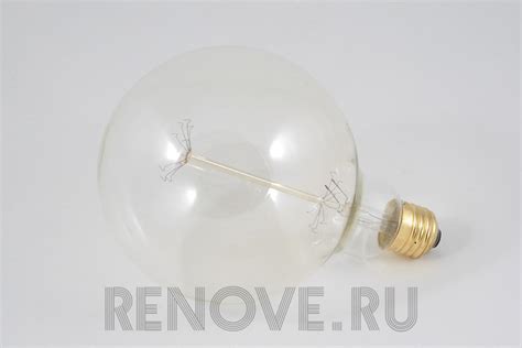 Винтажная лампочка круглая, Ø 12,5 см. Полный модельный ряд винтажных ...