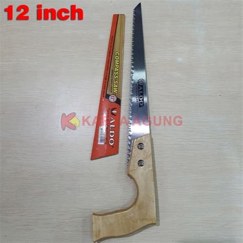 Jual Gergaji Kayu Lancip Kecil 12 Inch 300 Mm Aldo Compass Saw Kota