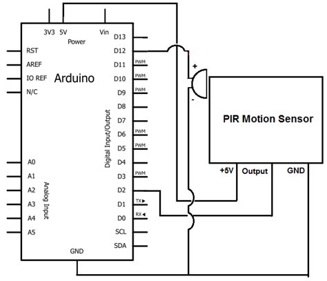 Infrared Motion Detector Circuit Diagram