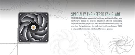 Thermaltake Toughfan Ex12 Pro Pc Cooling Fan Magnetic