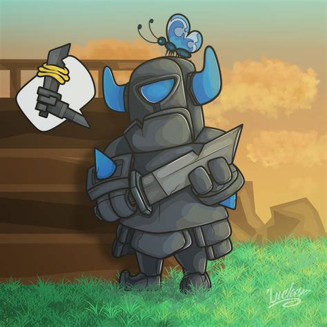 Artstation Clash Royale Mini Pekka Fanart