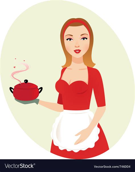 Sexy Girl Chef Vector By Urchenkojulia Image 746004 Vectorstock