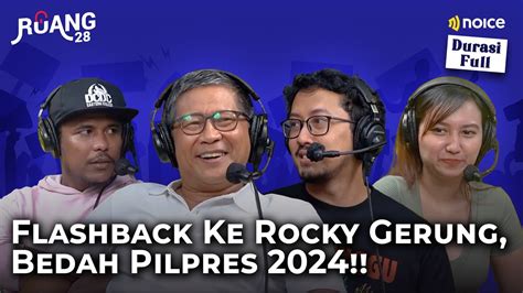 ROCKY GERUNG BILANG MENCARI PEMIMPIN IDEAL DI INDONESIA HANYA OMONG