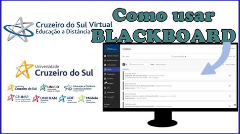 Como Usar Plataforma Cruzeiro Do Sul EAD Blackboard YouTube