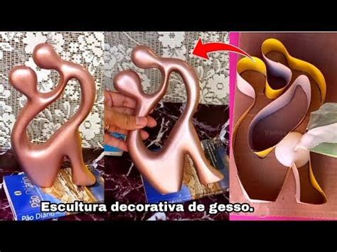 Fa A Voc Mesmo Escultura Decorativo De Gesso E Papel O Como Fazer