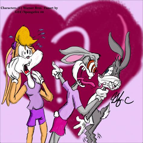 Looney Love Triangle By Spongefox On Deviantart