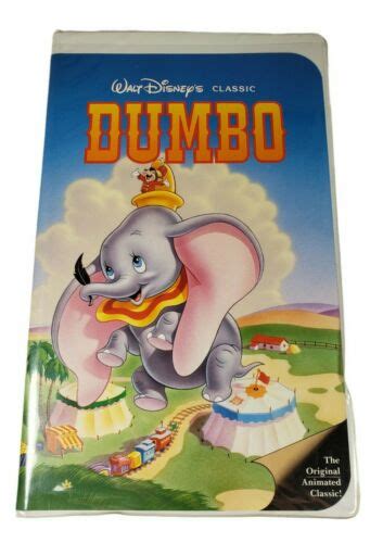 Walt Disney Classics Black Diamond VHS Dumbo Movie Values MAVIN