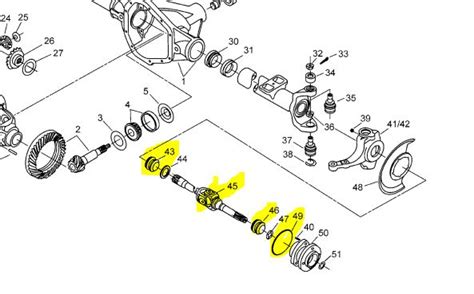 F250 4x4 Front Axle Diagram