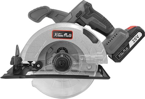 Xtremepowerus 20v Max Cordless Circular Saw 6 1 2 Inch Power Circular Saw Brushless Includes 4