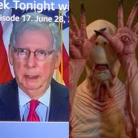 Mitch McConnell is the pans labyrinth monster : r/PoliticalHumor