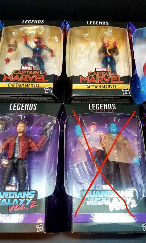 Marvel Legends Mcu 6” Action Figures Starlord Captain Marvel