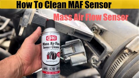 How To Clean MAF Mass Air Flow Sensor Nissan Frontier YouTube