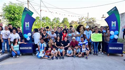 Correa Y Nardini Inauguraron Los Pavimentos De Las Calles Bernoulli