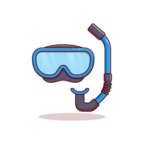 Premium Vector Swimming Goggles Vector Illustration Design