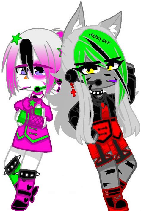 Glamrock Chica And Roxanne Wolf By Playtimeglitchyy On Deviantart